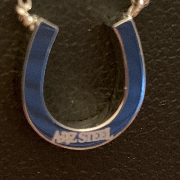 Lucky Horseshoe Necklace 16”+2” Stainless Steel - Picture 2 of 3